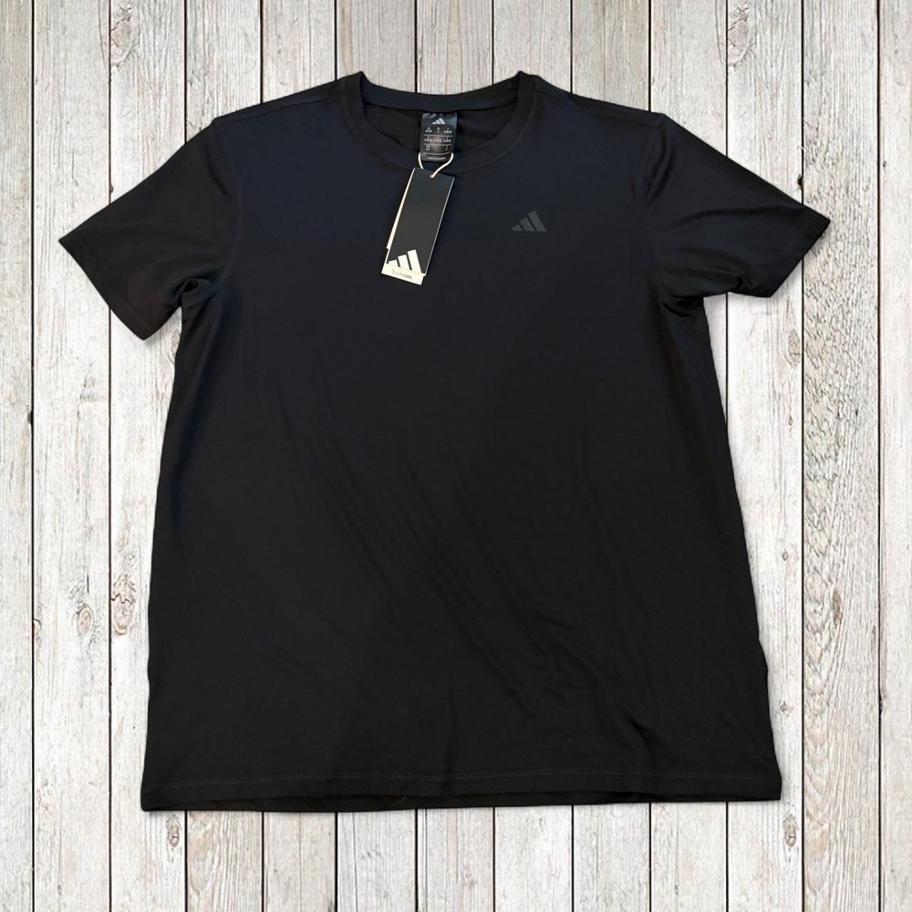 Adidas Mens D4T Everyday Tee Black Climacool Workout Shirt KC7304 Small